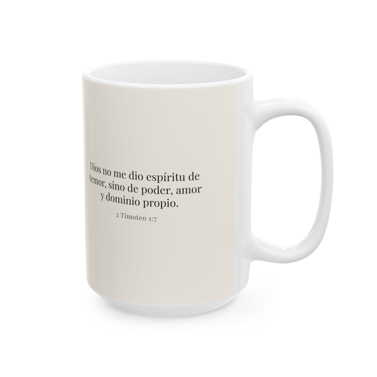 Dios me da un espíritu de poder y de amor | Taza de fe para cada mañana | 2 Timoteo 1:7