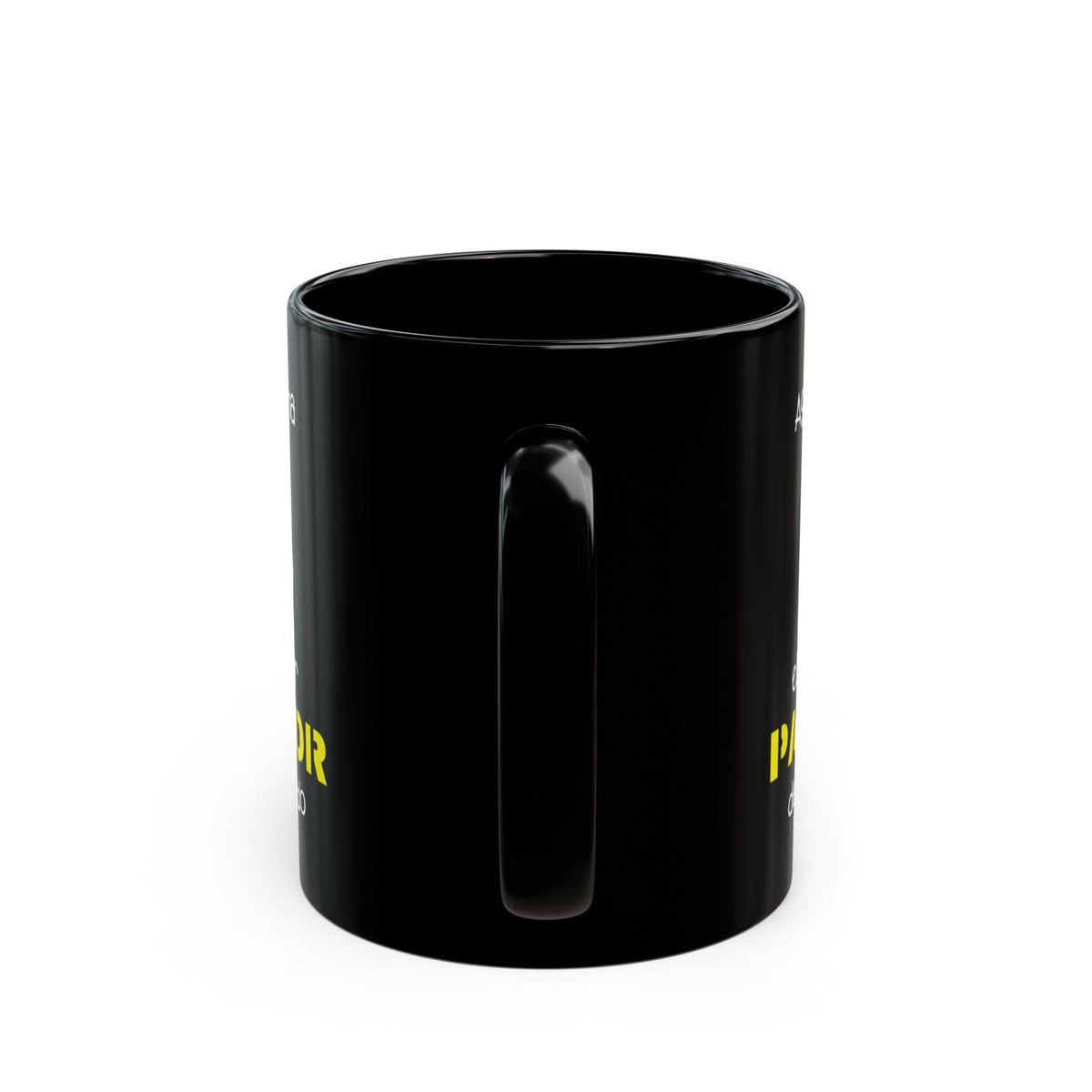Taza de Café "El Mejor Pastor del Mundo" - Edición Negra (11oz) Mug Printify