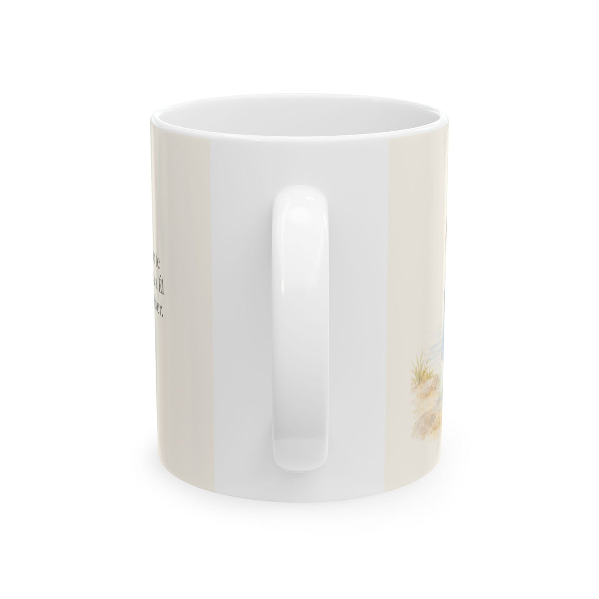 Con cuerdas de amor te atraje | Taza bíblica de cerámica | Jeremías 31:3