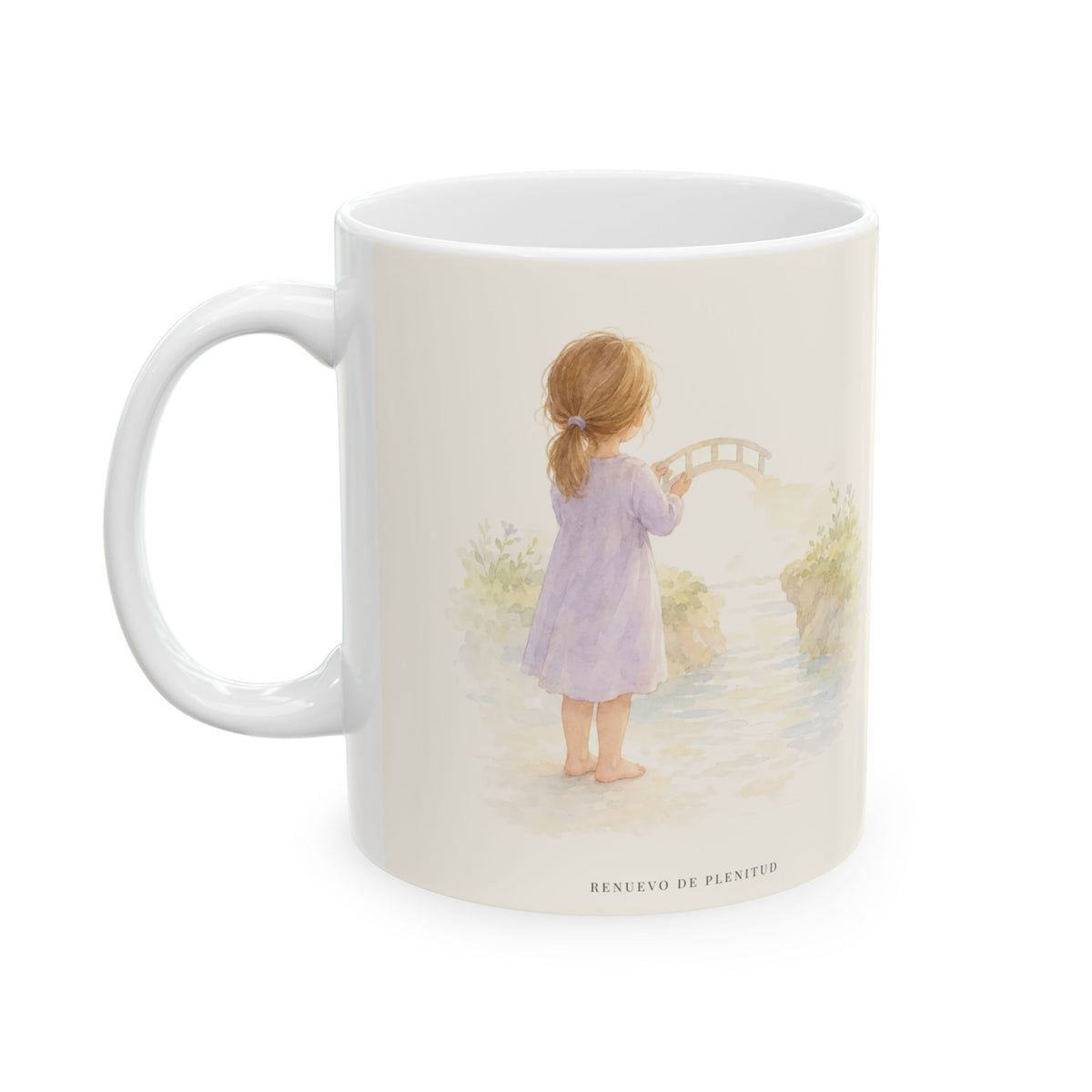 Dios me llama su hijo cuando busco la paz | Taza cristiana en dos tamaños | Mateo 5:9