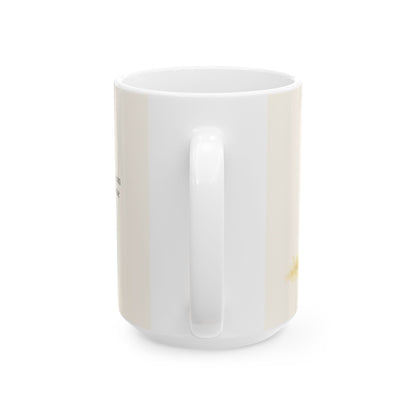Dios me da su fuerza para estar firme | Taza cristiana en dos tamaños | Efesios 6:11