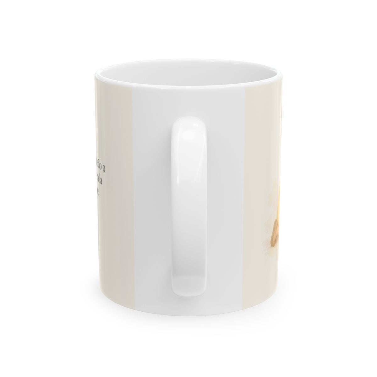 Para la gloria de Dios Padre | Taza devocional de fe | Filipenses 2:11 — 11 oz · Vista posterior