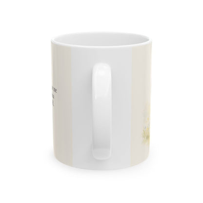 Cantaré a Jehová porque me ha hecho bien | Taza cristiana para regalar | Salmo 13:5-6 — 11 oz · Vista posterior