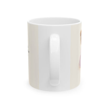 El Señor dirige mis pasos | Taza de inspiración bíblica | Proverbios 3:5-6 — 11 oz · Vista posterior