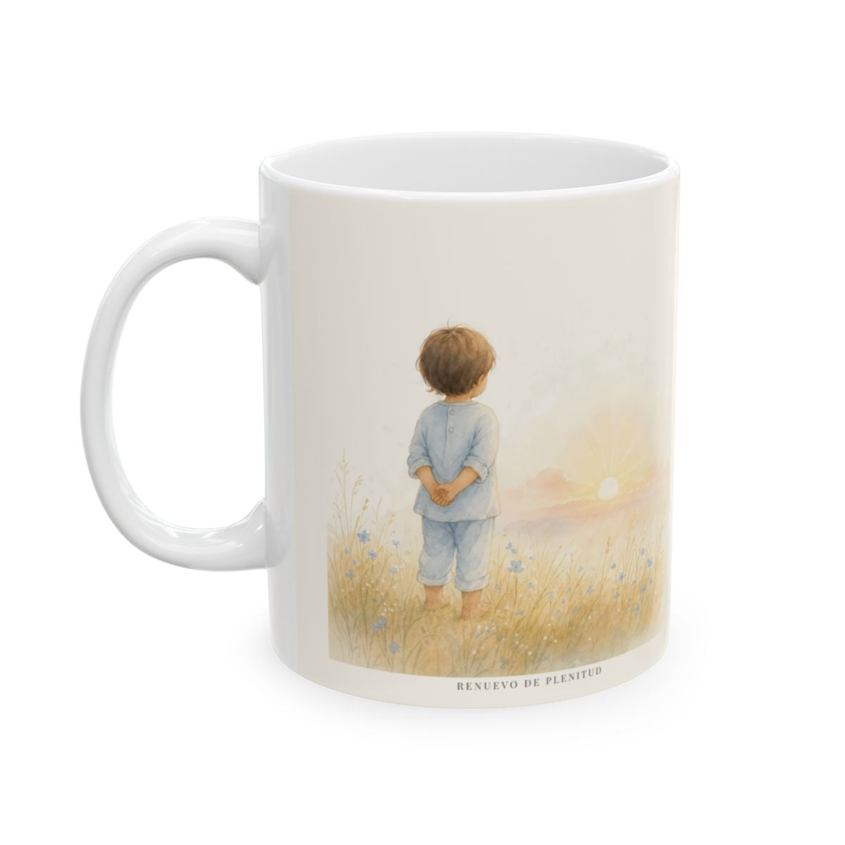 Dios tiene paciencia conmigo | Taza cristiana para regalar | Proverbios 14:29 — 11 oz · Cara ilustrada