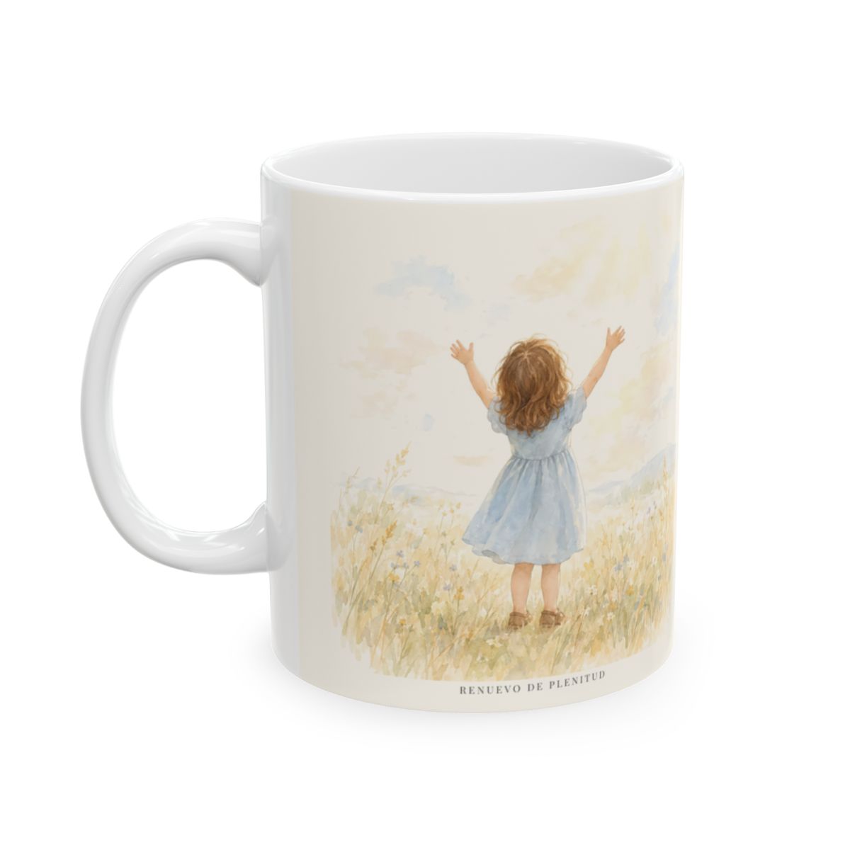 Todo lo que respira alabe a Jehová | Taza con arte cristiano | Salmo 150:6 — 11 oz · Cara ilustrada