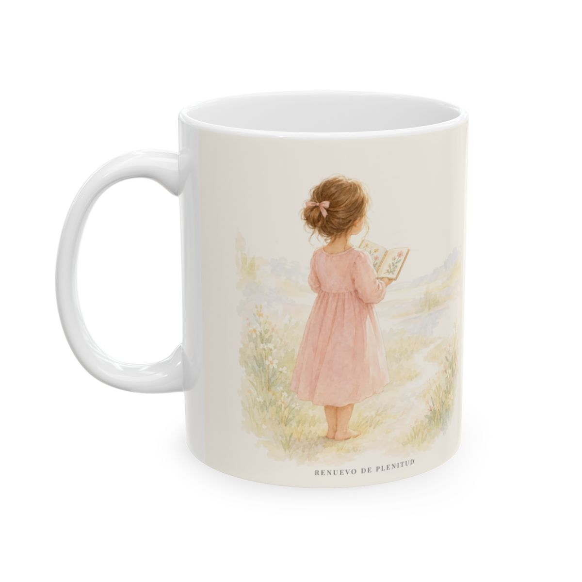 Su palabra no vuelve vacía | Taza devocional ilustrada | 2 Timoteo 2:13 — 11 oz · Cara ilustrada
