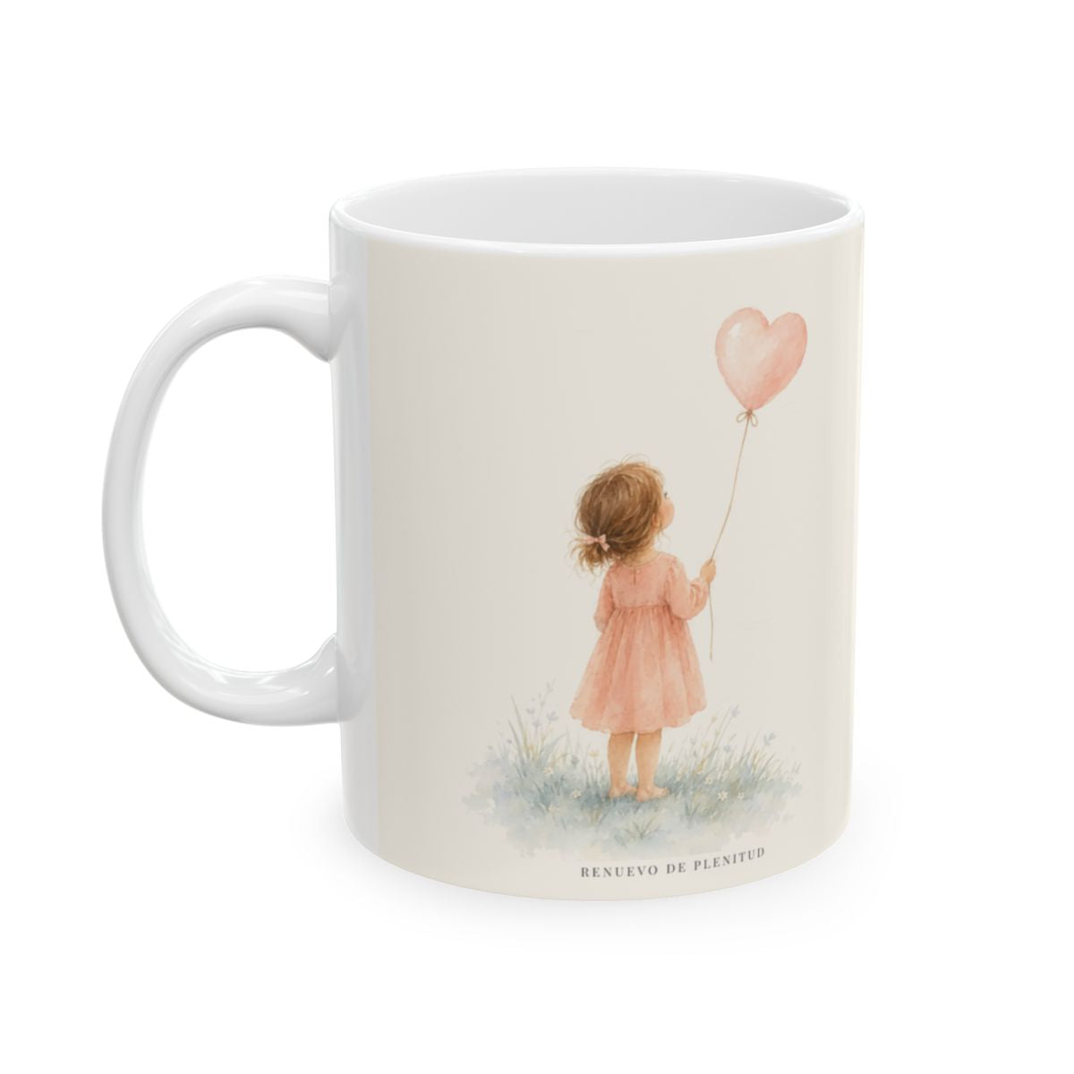 Mi vida es una carta de Cristo | Taza devocional ilustrada | 2 Corintios 3:2-3 — 11 oz · Cara ilustrada