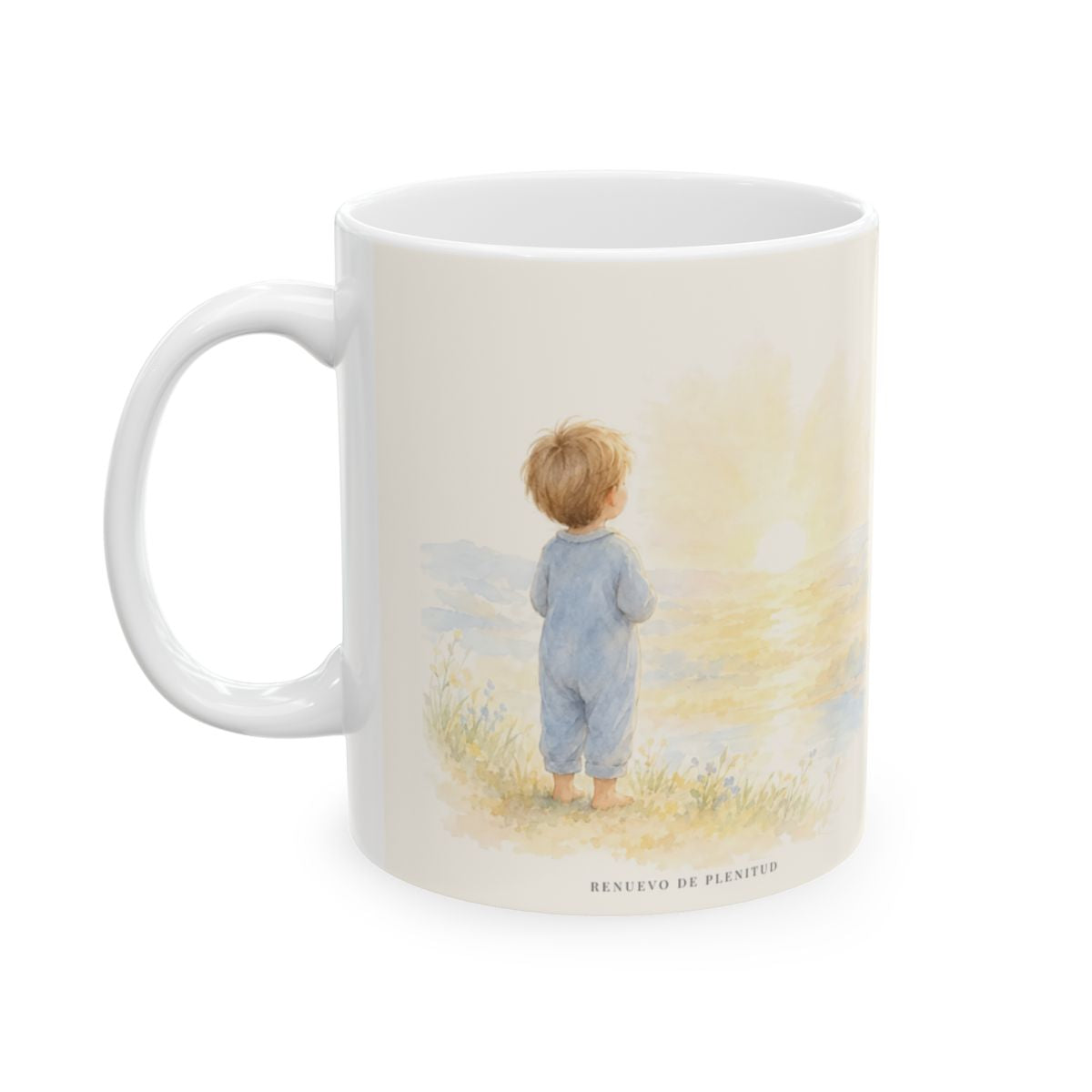 Tú eres mi esperanza, Señor | Taza de inspiración bíblica | Salmo 71:5 — 11 oz · Cara ilustrada