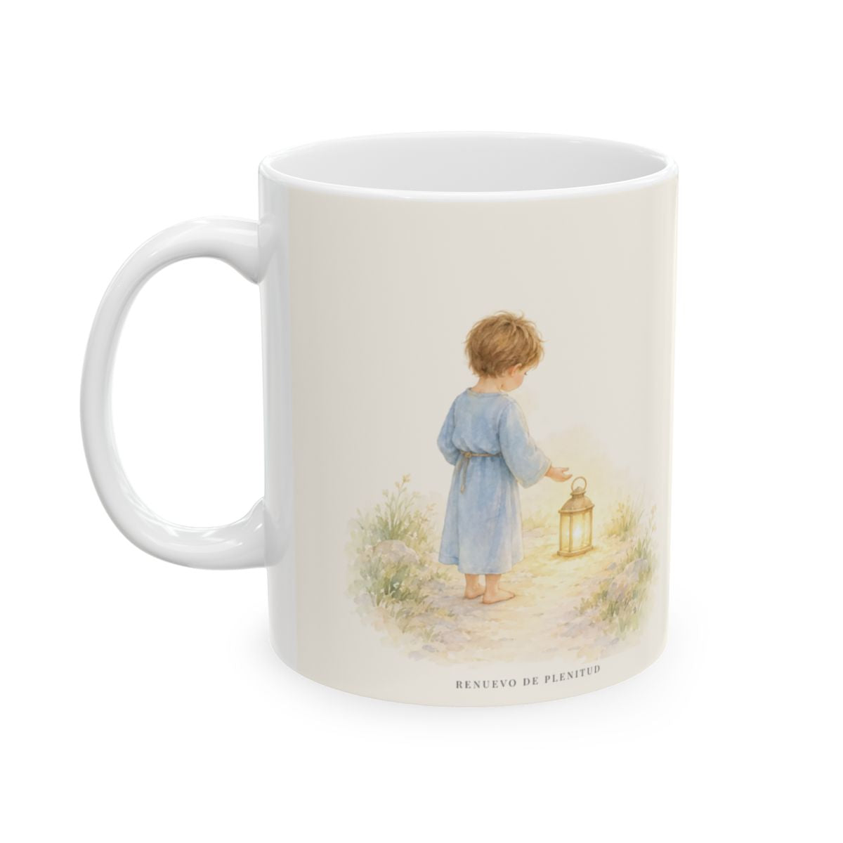 Señor, creo; ayuda mi incredulidad | Taza cristiana en dos tamaños | Marcos 9:24 — 11 oz · Cara ilustrada