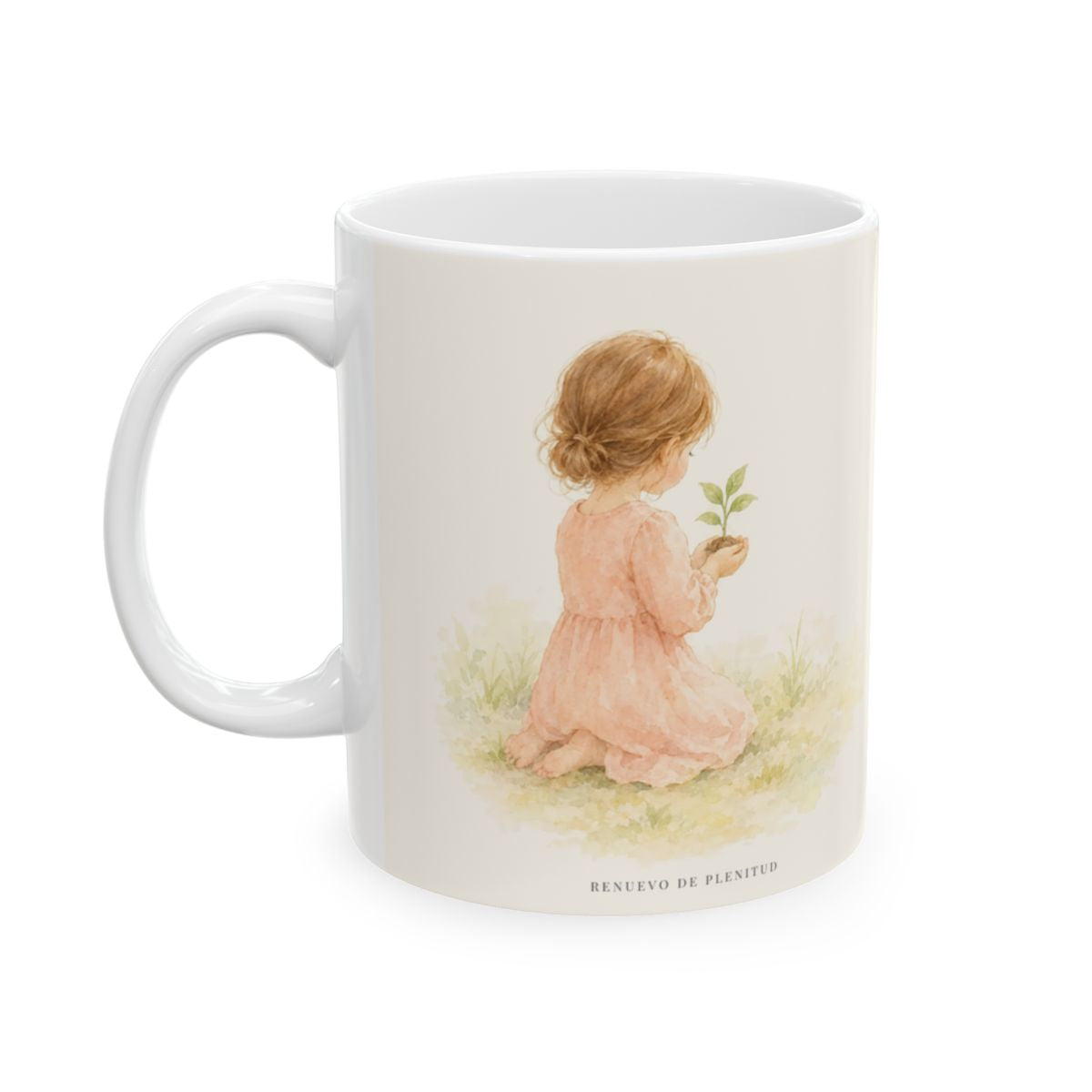 Lo que Dios dice, lo hace | Taza bíblica de cerámica | Números 23:19 — 11 oz · Cara ilustrada
