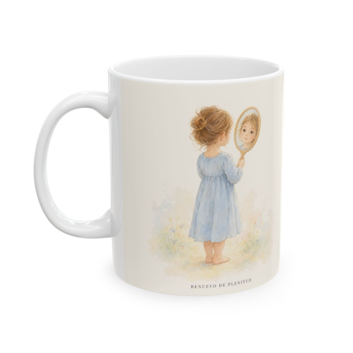 Formidables y maravillosas son tus obras | Taza de fe para cada mañana | Salmo 139:14 — 11 oz · Cara ilustrada