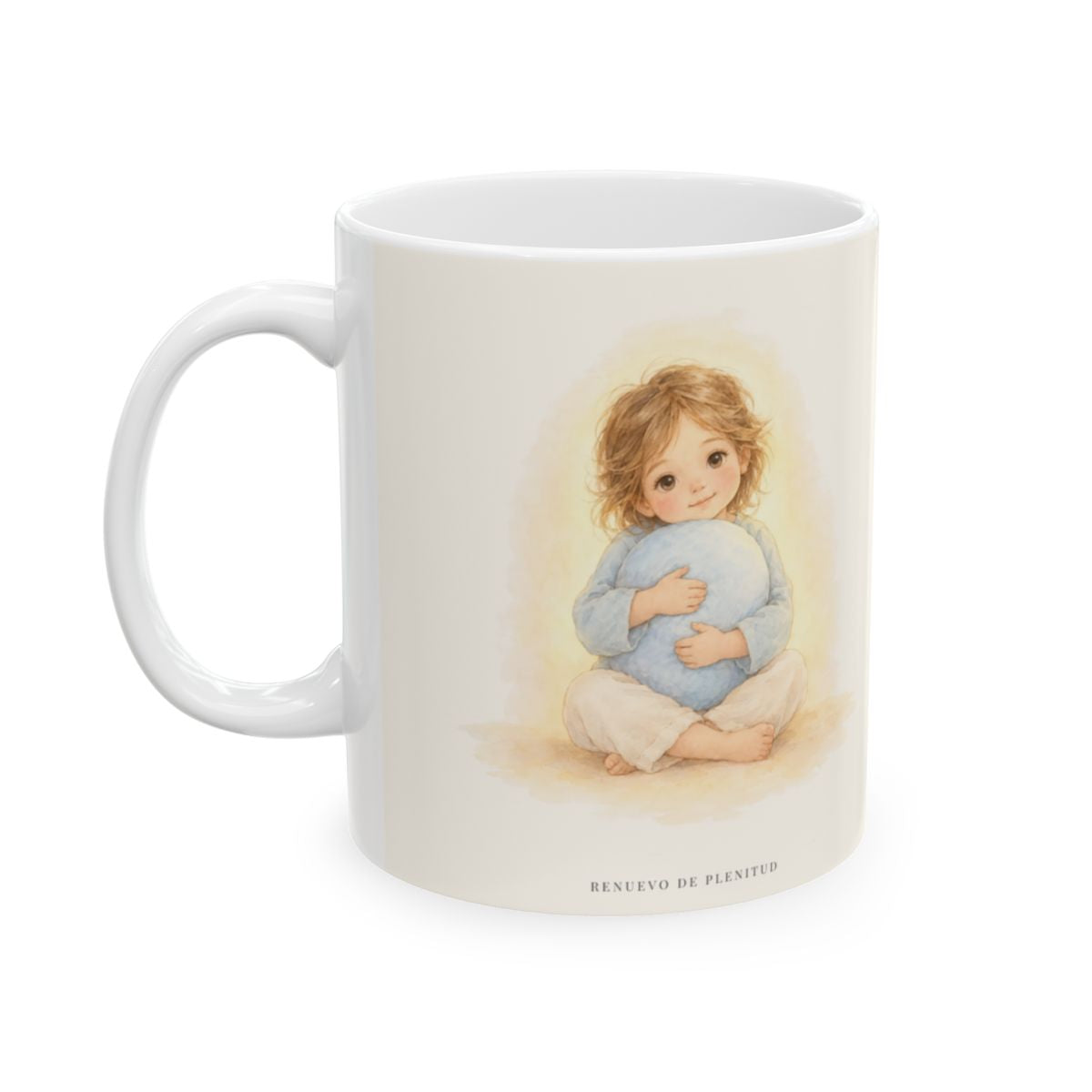 En Dios encuentro mi refugio | Taza cristiana con frase devocional | Proverbios 30:5 — 11 oz · Cara ilustrada