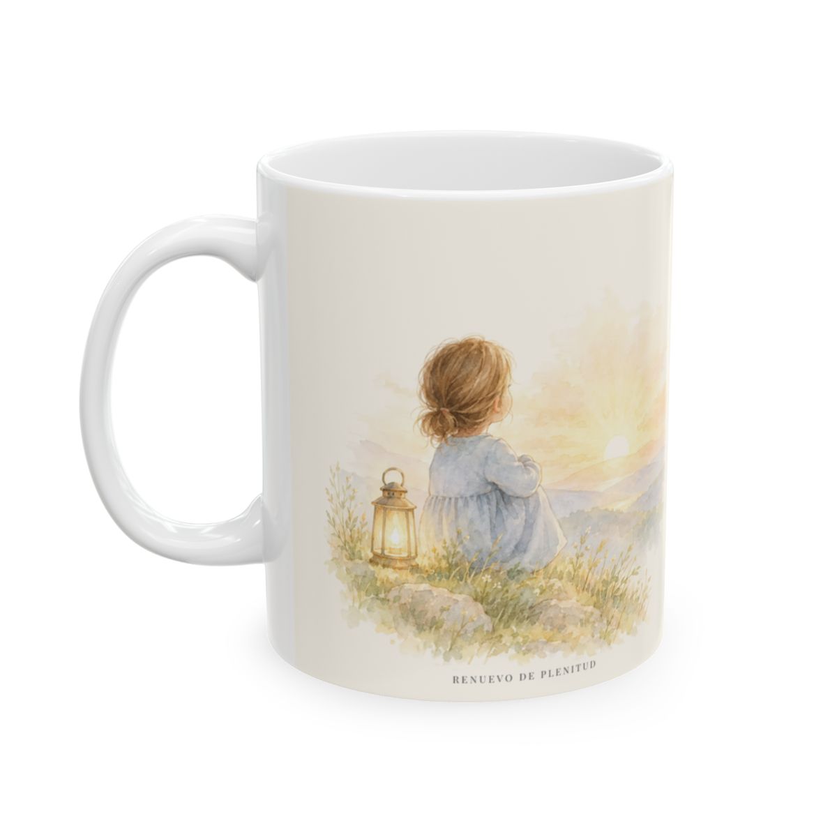 Aún he de alabar a mi Dios | Taza cristiana en dos tamaños | Salmo 42:5 — 11 oz · Cara ilustrada