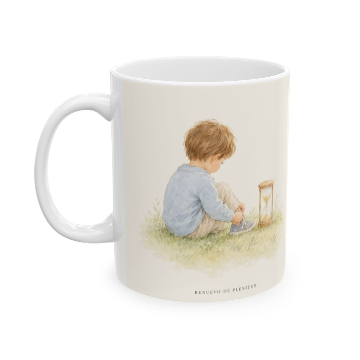 El que es lento para la ira es grande en entendimiento | Taza cristiana en dos tamaños | Proverbios 14:29 — 11 oz · Cara ilustrada