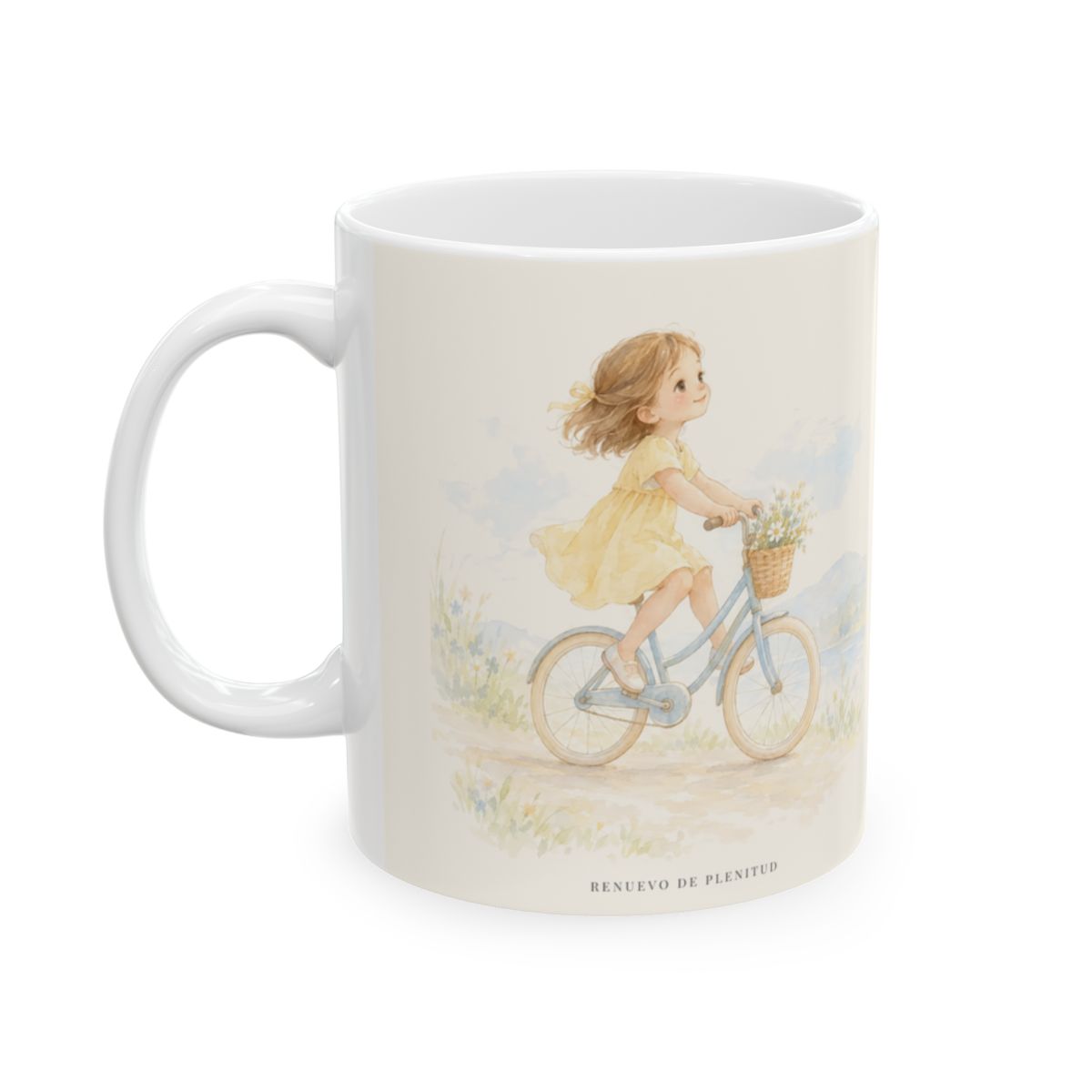 La fe es la certeza de lo que no vemos | Taza cristiana para regalar | Hebreos 11:1 — 11 oz · Cara ilustrada