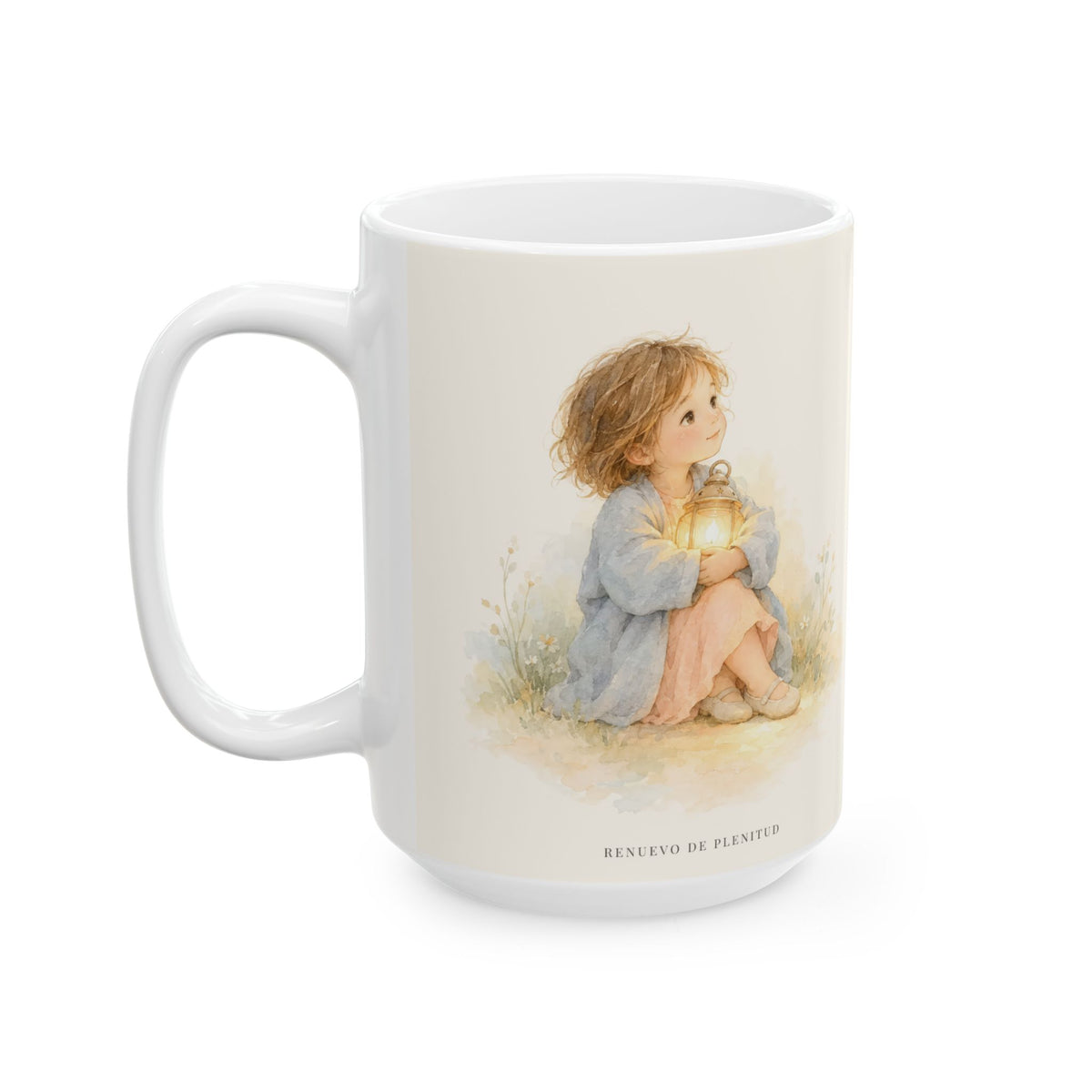 El Espíritu de Dios habita en ti | Taza con arte cristiano | 1 Corintios 3:16