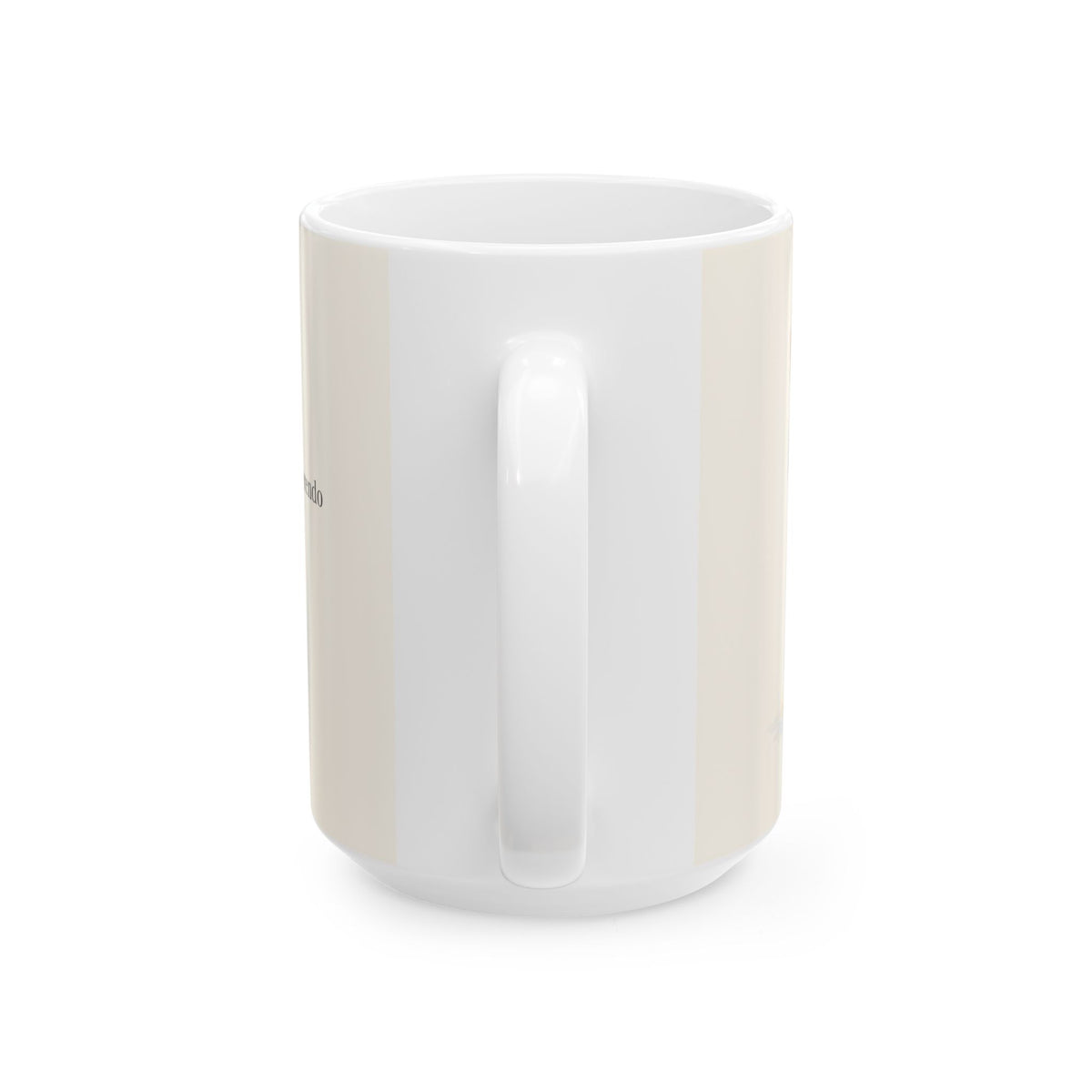 Quien no ama no conoce a Dios, porque Dios es amor | Taza bíblica de cerámica | 1 Juan 4:8
