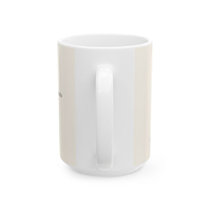 Quien no ama no conoce a Dios, porque Dios es amor | Taza bíblica de cerámica | 1 Juan 4:8