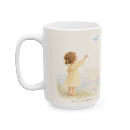 Jehová dirige mis pasos | Taza cristiana con frase devocional | Proverbios 16:9