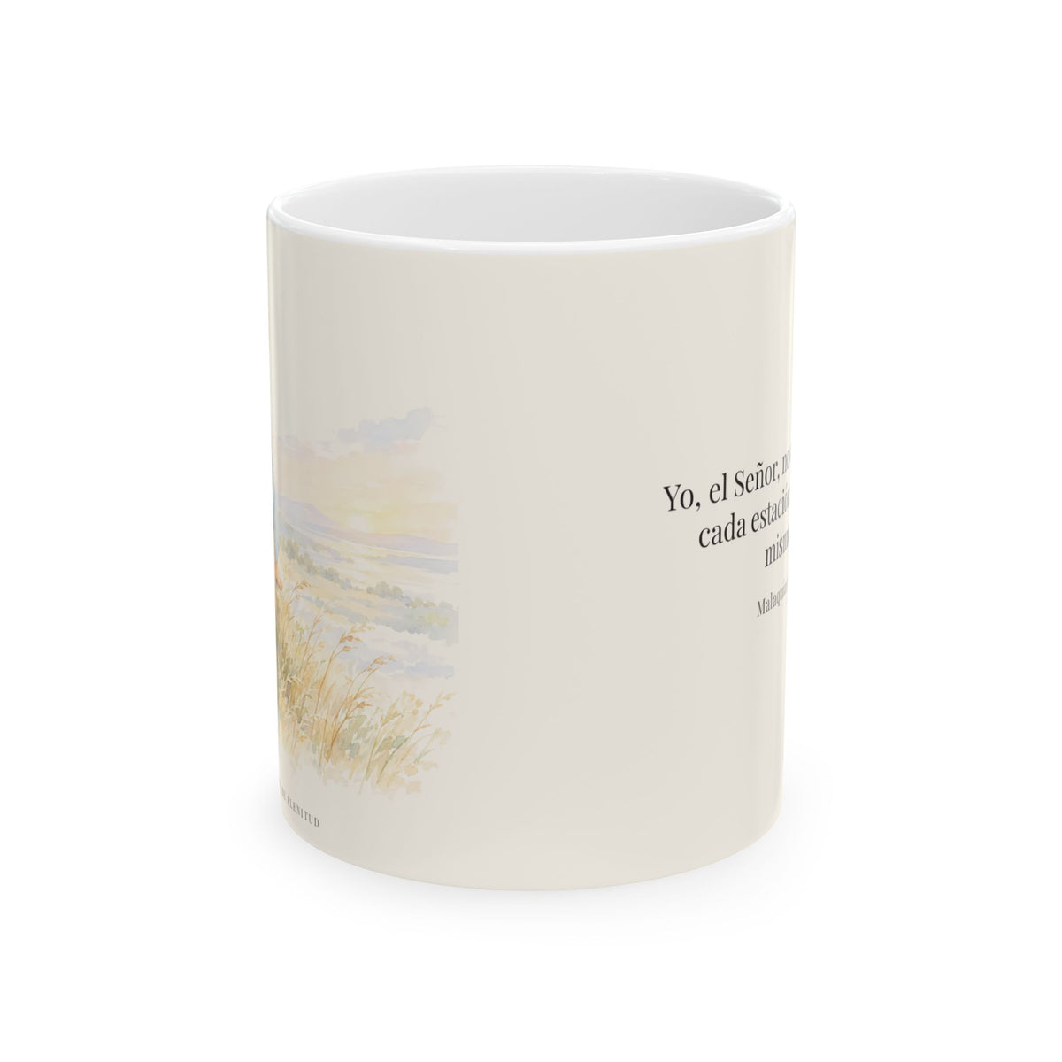 Yo, Jehová, no cambio | Taza devocional de fe | Malaquías 3:6