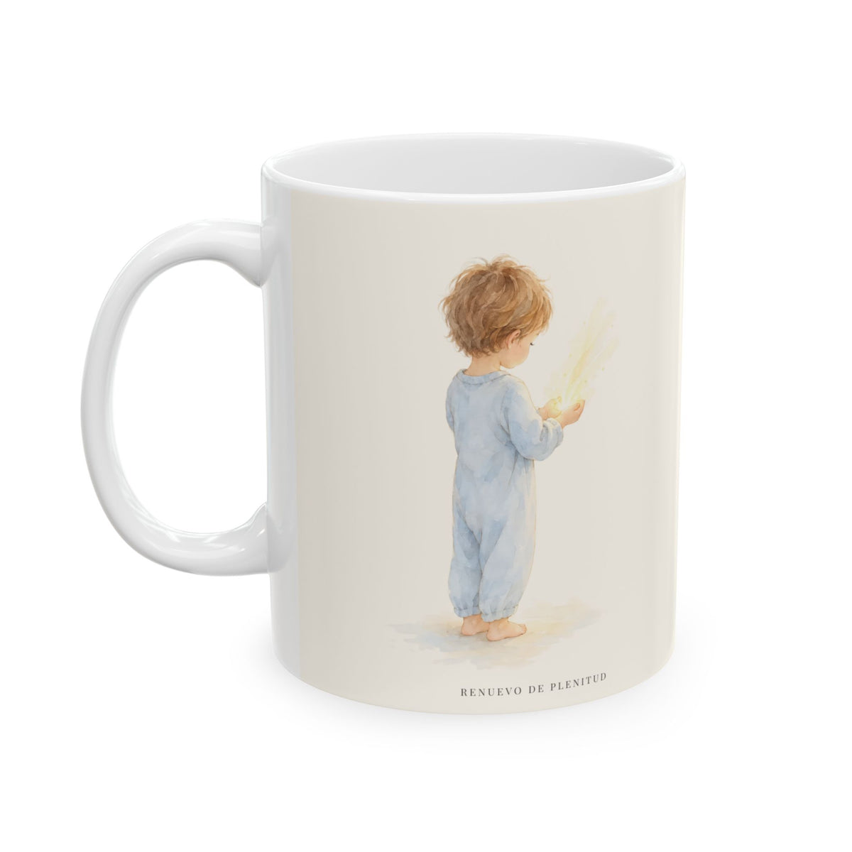 Quien no ama no conoce a Dios, porque Dios es amor | Taza bíblica de cerámica | 1 Juan 4:8
