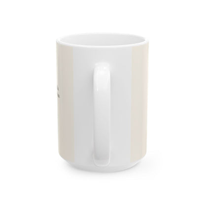 En Cristo habita la plenitud de Dios | Taza cristiana con frase devocional | Colosenses 2:9 — 15 oz · Vista posterior