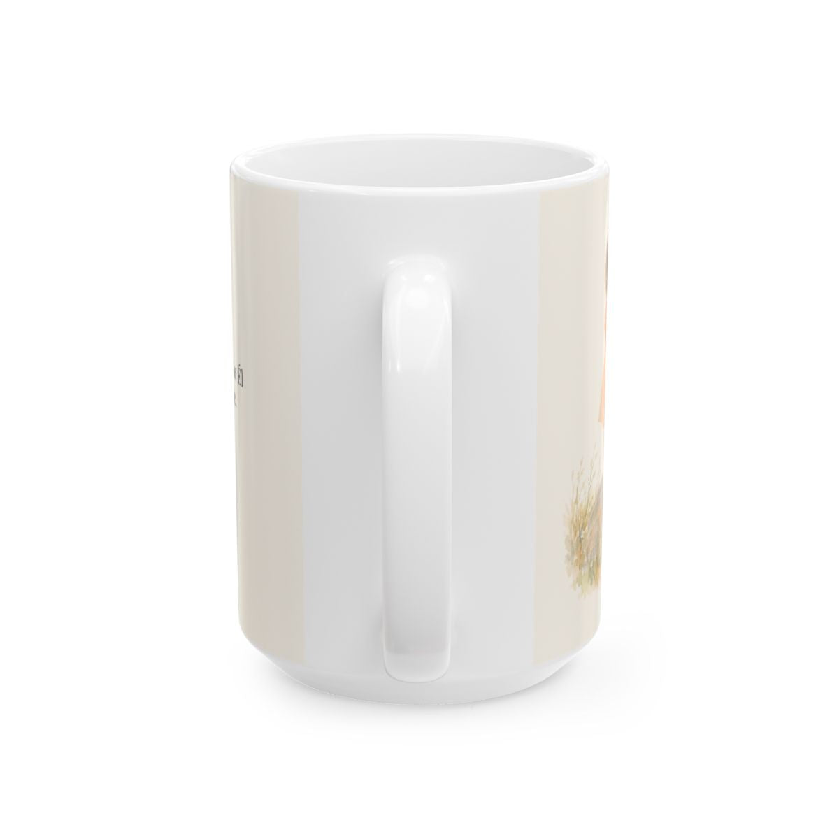 Dios no miente: sus promesas siempre se cumplen | Taza cristiana en dos tamaños | Números 23:19 — 15 oz · Vista posterior