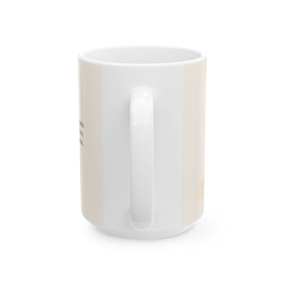 Dios no nos guarda rencor para siempre | Taza cristiana en dos tamaños | Salmo 103:9-10 — 15 oz · Vista posterior