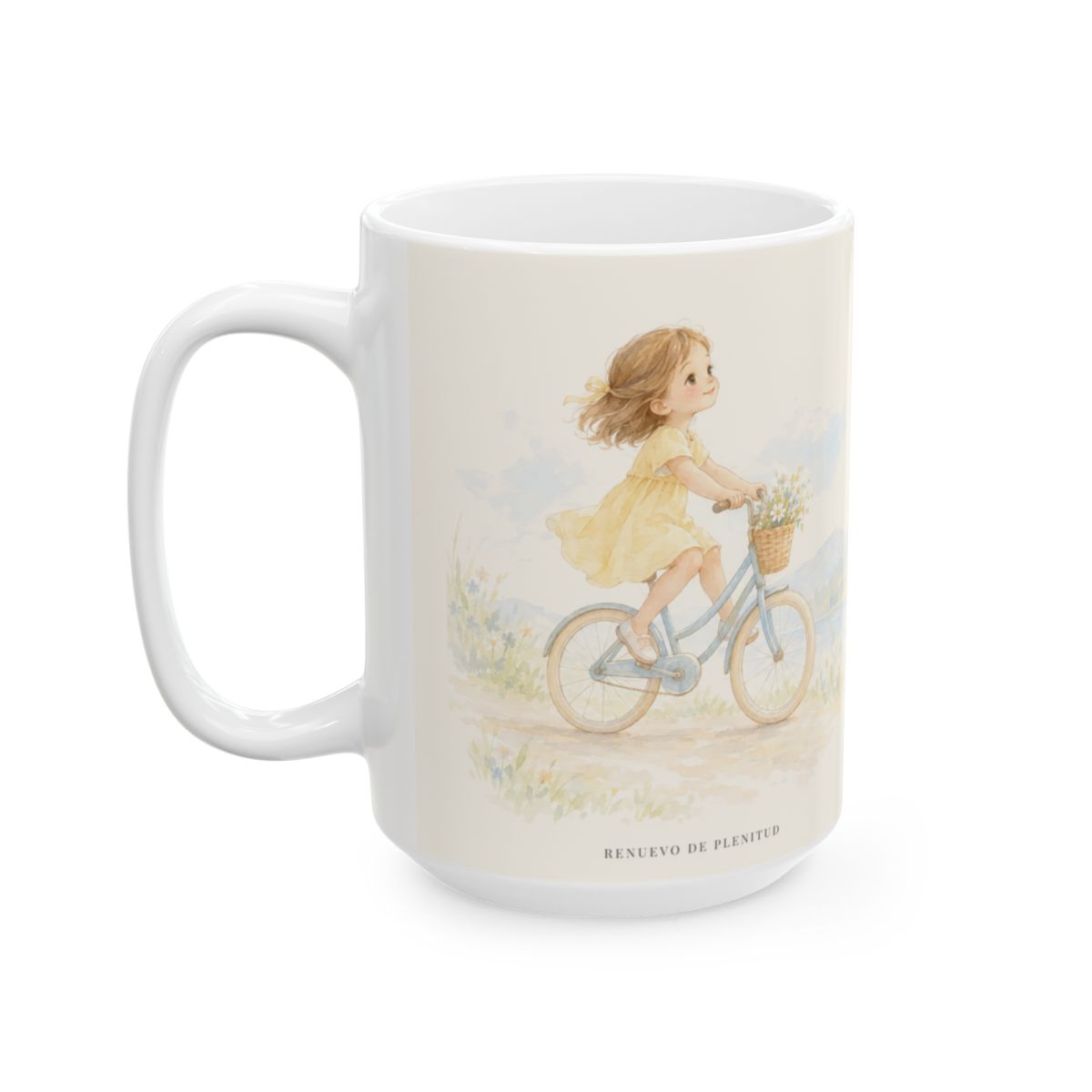 La fe es la certeza de lo que no vemos | Taza cristiana para regalar | Hebreos 11:1 — 15 oz · Cara ilustrada