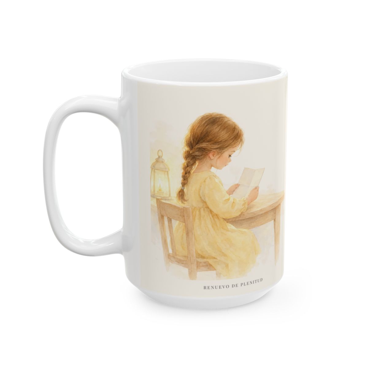 Estas palabras son fieles y verdaderas | Taza de fe para cada mañana | Apocalipsis 21:5 — 15 oz · Cara ilustrada