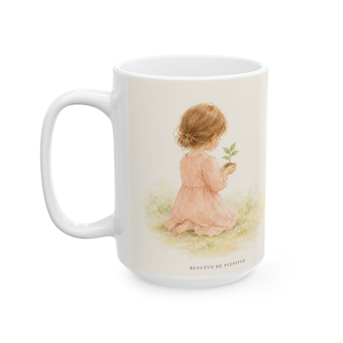 Lo que Dios dice, lo hace | Taza bíblica de cerámica | Números 23:19 — 15 oz · Cara ilustrada