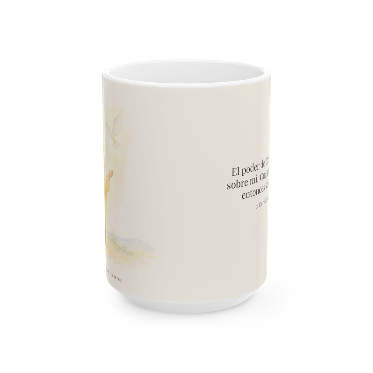 El poder de Cristo reposa sobre mí | Taza devocional ilustrada | 2 Corintios 12:9