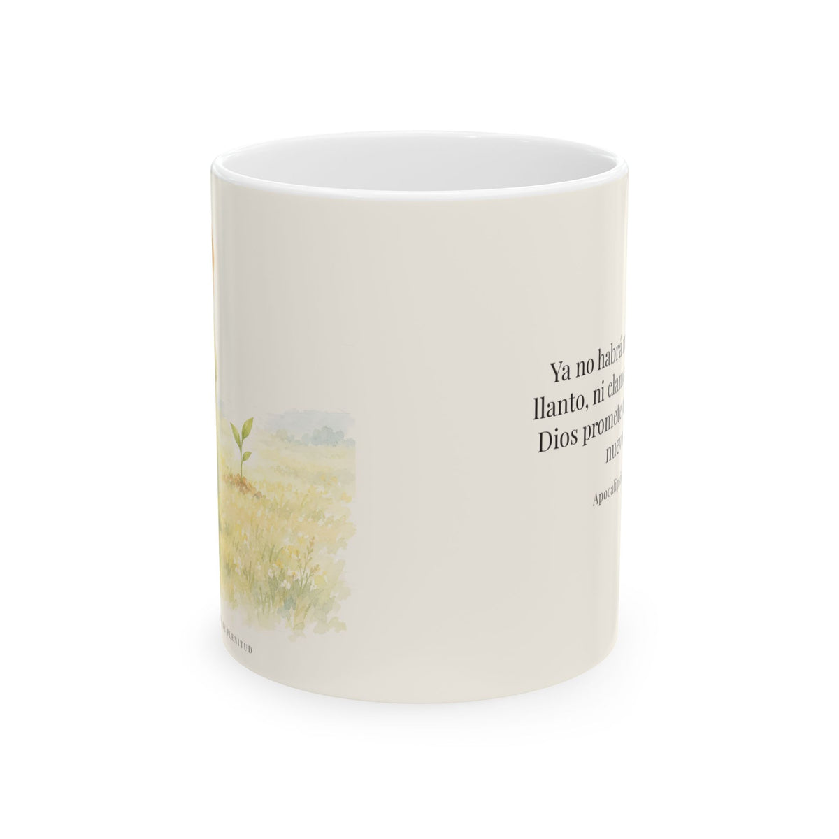 Ya no habrá muerte ni dolor | Taza cristiana para regalar | Apocalipsis 21:4