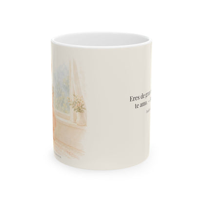 Serás precioso a los ojos de Dios | Taza bíblica de cerámica | Isaías 43:4