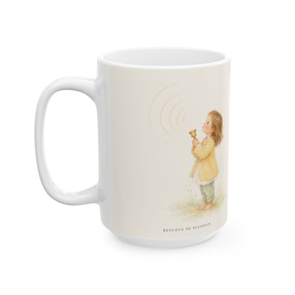 El amigo del esposo se alegra | Taza bíblica de cerámica | Juan 3:29