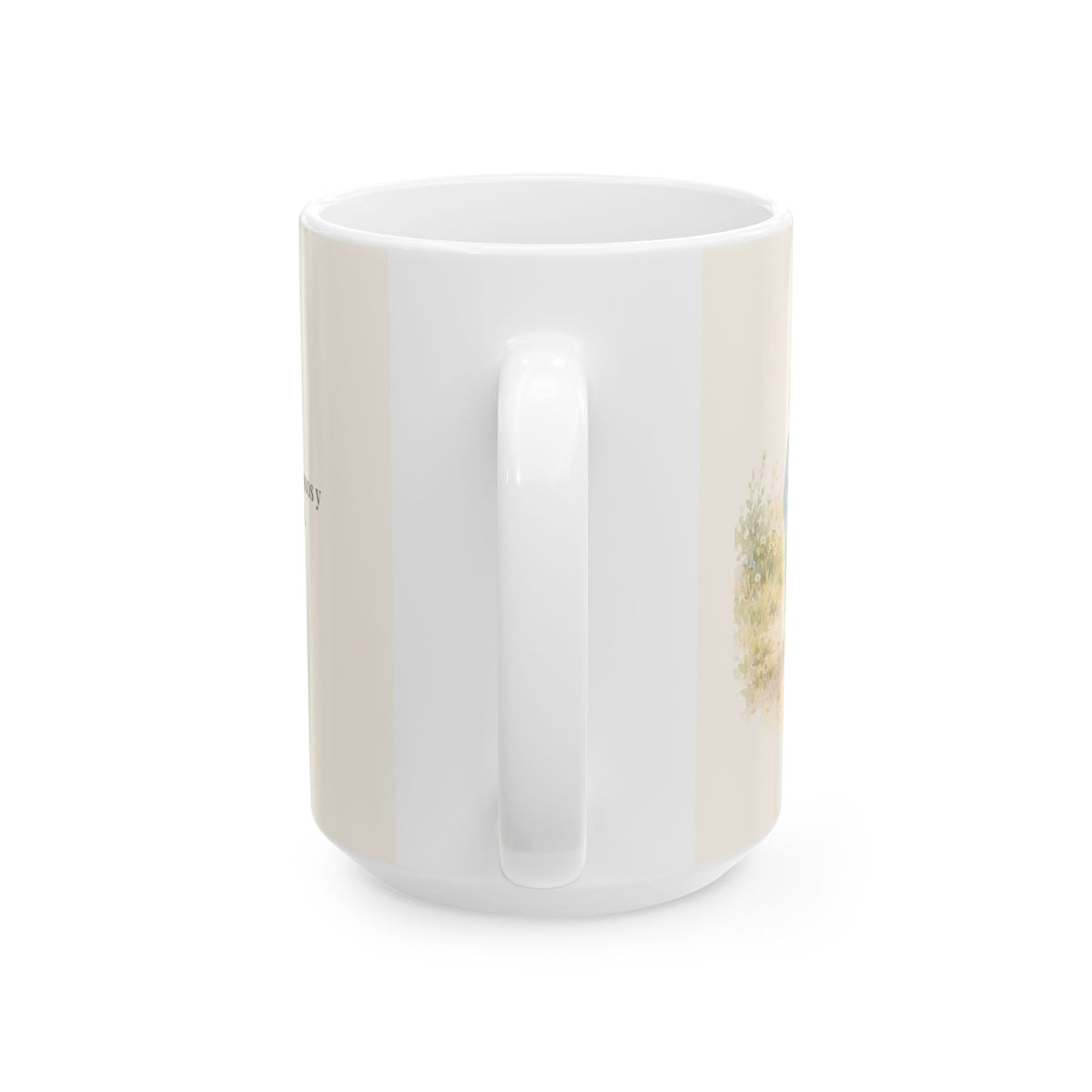 Dios camina a mi lado | Taza con arte cristiano | Salmo 37:23