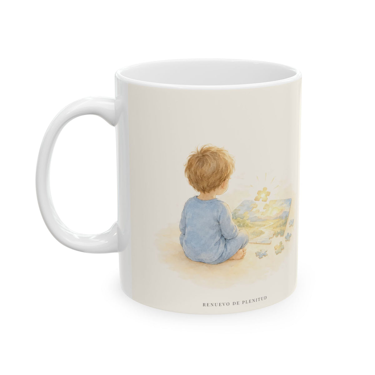 Jehová peleará por ti | Taza con arte cristiano | Éxodo 14:13