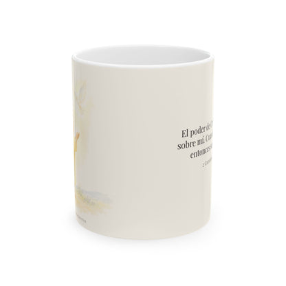 El poder de Cristo reposa sobre mí | Taza devocional ilustrada | 2 Corintios 12:9
