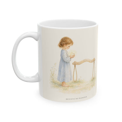 Yo te daré descanso para tu alma | Taza devocional ilustrada | Mateo 11:29
