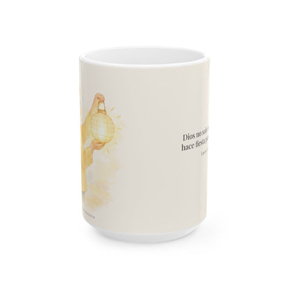 Era tiempo de hacer fiesta y regocijarnos | Taza de inspiración bíblica | Lucas 15:24