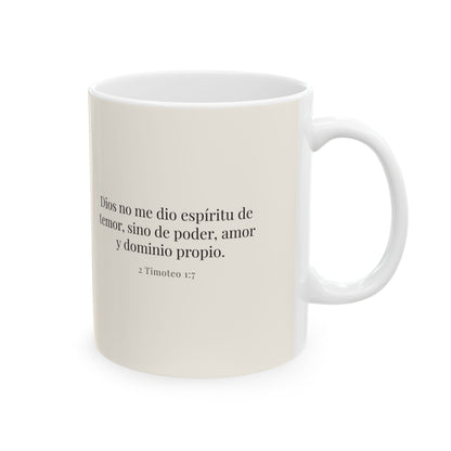 Dios me da un espíritu de poder y de amor | Taza de fe para cada mañana | 2 Timoteo 1:7