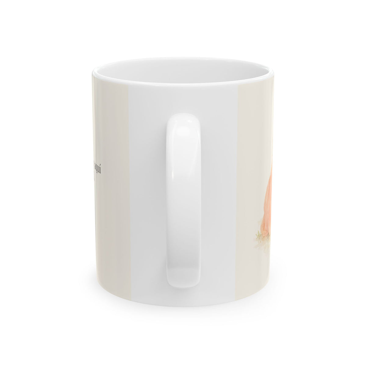 Dios me plantó aquí para florecer | Taza cristiana con frase devocional | Salmo 92:13-14