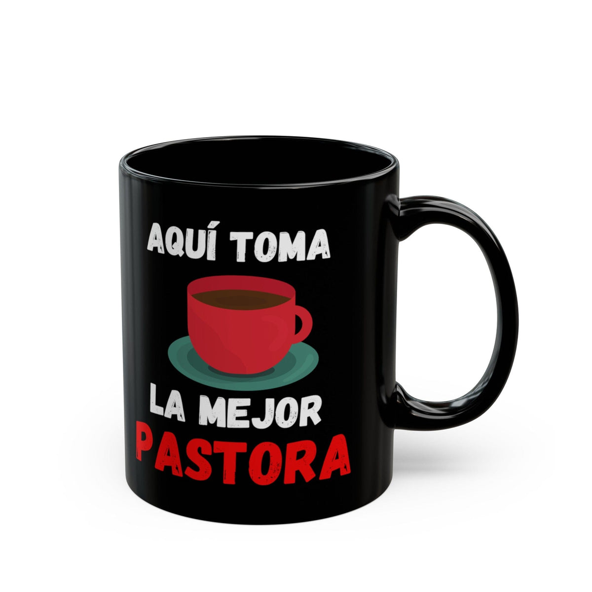 Taza de Café Elegante "Fe y Devoción" 11 onzas Mug Printify 