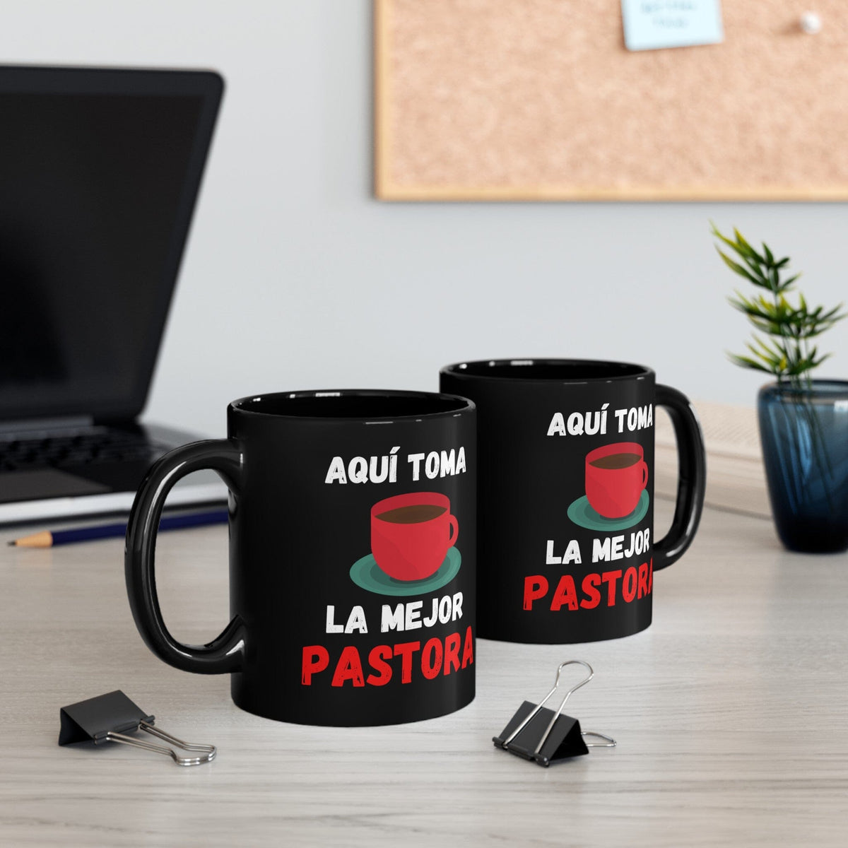 Taza de Café Elegante "Fe y Devoción" 11 onzas Mug Printify 