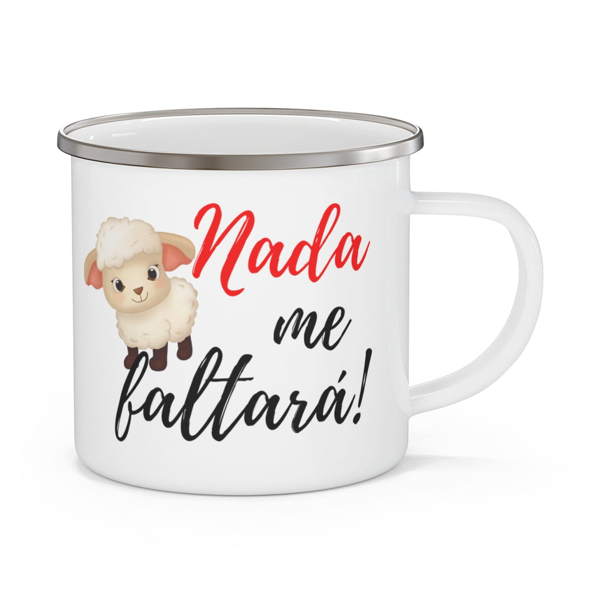 Taza de Camping en Acero Inoxidable "El Señor es mi Pastor" 12 onzas Mug Printify 12oz 