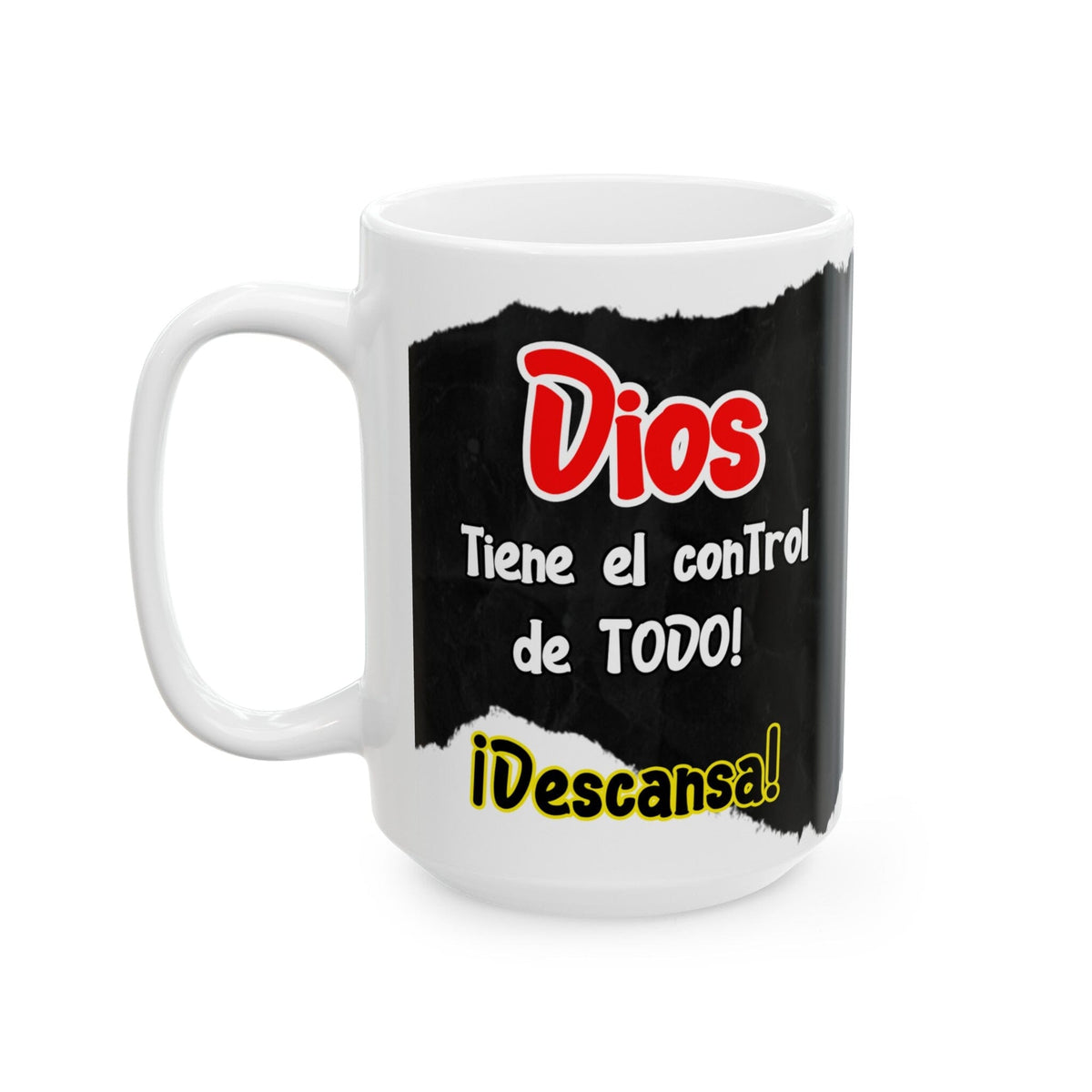 Taza de Paz: Control Divino (11oz, 15oz) Mug Printify 15oz 