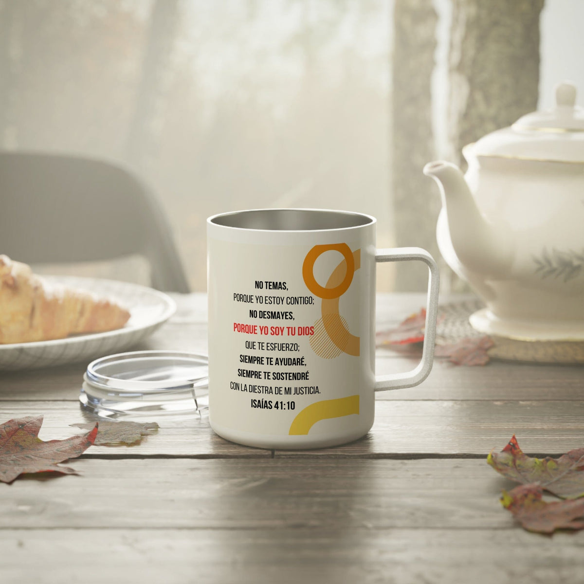 Taza de Viaje "Fortaleza Divina" - 10oz Mug Printify 