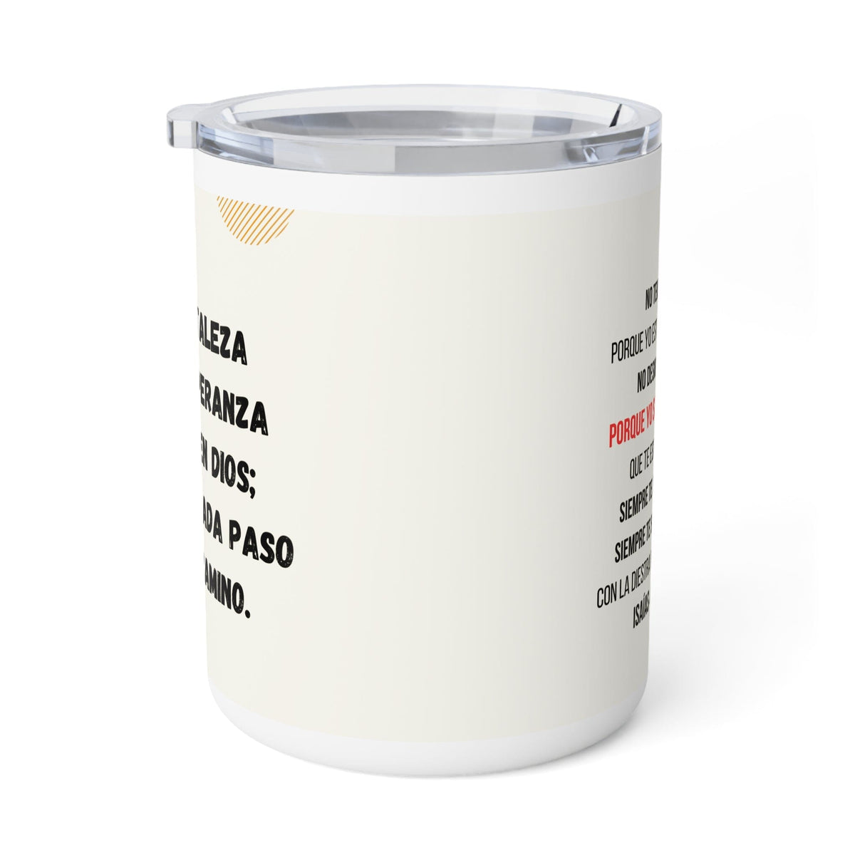 Taza de Viaje "Fortaleza Divina" - 10oz Mug Printify 