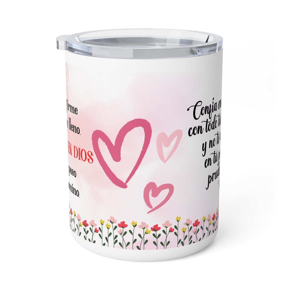 Taza de Viaje Inspiracional "Confianza en Dios, 10oz Mug Printify 